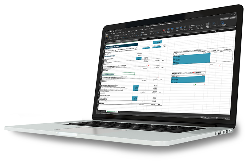 MCA Calculator Mockup